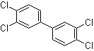 structure of CAS# 32598-13-3, 3,3',4,4'-Tetrachloro-1,1'-biphenyl;3,3',4,4'-Tetrachlorobiphenyl; 3,4,3',4'-Tetrachlorobiphenyl; CB 77; PCB 77; TeCB 77