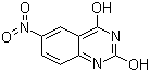 结构式 CAS# 32618-85-2, 2,4-二羟基-6-硝基喹唑啉