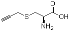 结构式 CAS# 3262-64-4, (R)-2-氨基-3-(2-丙炔基巯基)丙酸