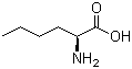 结构式 CAS# 327-57-1, L-正亮氨酸; L-2-氨基己酸