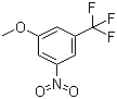 structure of CAS# 328-79-0, 3-Methoxy-5-nitrobenzotrifluoride