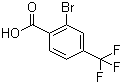 结构式 CAS# 328-89-2, 2-溴-4-三氟甲基苯甲酸