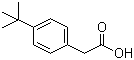 结构式 CAS# 32857-63-9, (4-叔丁基苯基)乙酸