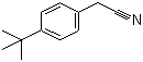 structure of CAS# 3288-99-1, 4-tert-Butylphenyl-acetonitrile;(4-tert-Butylphenyl)acetonitrile; 4-(tert-Butyl)benzyl cyanide