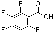 structure of CAS# 32890-92-9, 2,3,4,6-Tetrafluorobenzoic acid