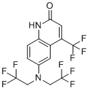 结构式 CAS# 328947-93-9, 6-(双-(2,2,2-三氟乙基)氨基)-4-三氟甲基-1H-喹啉-2-酮
