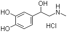 structure of CAS# 329-63-5, (+/-)-Epinephrine hydrochloride;4-(1-Hydroxy-2-(methylamino)ethyl)benzene-1,2-diol hydrochloride; DL-Adrenaline hydrochloride