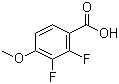 结构式 CAS# 329014-60-0, 2,3-二氟-4-甲氧基苯甲酸