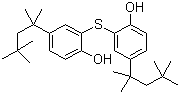 structure of CAS# 3294-03-9, 2,2'-Thiodi(4-tert-octylphenol);2,2'-Thiobis[4-(1,1,3,3-tetramethylbutyl)phenol]