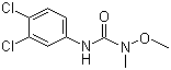 结构式 CAS# 330-55-2, 利谷隆; 1-甲氧基-1-甲基-3-(3,4-二氯苯基)脲