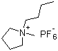 structure of CAS# 330671-29-9, 1-Butyl-1-methylpyrrolidinium hexafluorophosphate
