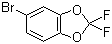 structure of CAS# 33070-32-5, 5-Bromo-2,2-difluorobenzodioxole;4-Bromo-1,2-[(difluoromethylene)dioxy]benzene; 5-Bromo-2,2-difluoro-1,3-benzodioxole
