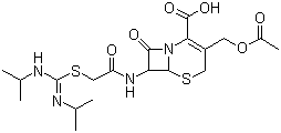 Cefathiamidine molecular structure (CAS 33075-00-2)