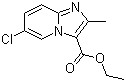 结构式 CAS# 330858-13-4, 6-氯-2-甲基咪唑并[1,2-a]吡啶-3-甲酸乙酯