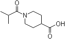 结构式 CAS# 330985-26-7, 1-异丁酰基哌啶-4-羧酸