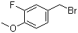 structure of CAS# 331-61-3, 3-Fluoro-4-methoxybenzyl bromide