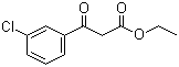 structure of CAS# 33167-21-4, Ethyl (3-chlorobenzoyl)acetate;Ethyl 3-(3-chlorophenyl)-3-oxopropanoate