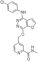 Telatinib molecular structure (CAS 332012-40-5)