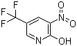 结构式 CAS# 33252-64-1, 3-硝基-5-(三氟甲基)吡啶-2-醇