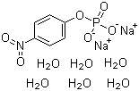 结构式 CAS# 333338-18-4, 4-硝基苯基磷酸酯二钠盐六水合物