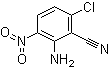 结构式 CAS# 333459-71-5, 2-氨基-6-氯-3-硝基苯甲腈