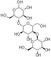 结构式 CAS# 33404-34-1, 纤维三糖