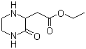 结构式 CAS# 33422-35-4, 2-(3-氧代-2-哌嗪基)乙酸乙酯
