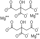 structure of CAS# 3344-18-1, Trimagnesium dicitrate