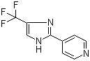 structure of CAS# 33468-83-6, 2-(4-Pyridyl)-4-trifluoromethylimidazole;4-(4-(Trifluoromethyl)-1H-imidazol-2-yl)pyridine