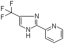 structure of CAS# 33468-85-8, 2-(2-Pyridyl)-4-trifluoromethylimidazole;2-(4-(Trifluoromethyl)-1H-imidazol-2-yl)pyridine