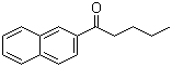 结构式 CAS# 33489-63-3, 1-(2-萘基)-1-戊酮