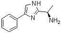 结构式 CAS# 335246-81-6, (1R)-1-(4-苯基-1H-咪唑-2-基)乙胺