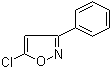 结构式 CAS# 3356-89-6, 5-氯-3-苯基异恶唑