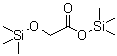 structure of CAS# 33581-77-0, Trimethylsilyl [(trimethylsilyl)oxy]acetate;[(Trimethylsilyl)oxy]acetic acid trimethylsilyl ester