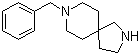 structure of CAS# 336191-15-2, 8-Benzyl-2,8-diazaspiro[4.5]decane;8-(Phenylmethyl)-2,8-diazaspiro[4.5]decane
