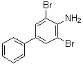 structure of CAS# 3366-59-4, 3,5-Dibromo[1,1'-biphenyl]-4-amine;4-Amino-3,5-dibromobiphenyl