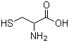 结构式 CAS# 3374-22-9, DL-半胱氨酸