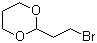 结构式 CAS# 33884-43-4, 2-(2-溴乙基)-1,3-二氧杂环己烷; 2-(2-溴乙基)-1,3-二氧六环