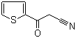 structure of CAS# 33898-90-7, 2-Thienoylacetonitrile;3-Oxo-3-(2-thienyl)propionitrile