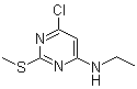 结构式 CAS# 339017-83-3, 6-氯-N-乙基-2-(甲硫基)-4-嘧啶胺