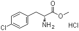 结构式 CAS# 33965-47-8, 4-氯-D-苯丙氨酸甲酯盐酸盐