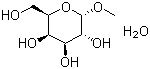 结构式 CAS# 34004-14-3, 甲基 alpha-D-吡喃半乳糖苷一水合物