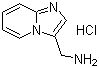 结构式 CAS# 34164-92-6, 咪唑并[1,2-a]吡啶-3-甲胺盐酸