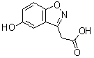 structure of CAS# 34173-03-0, 5-Hydroxy-1,2-benzisoxazole-3-acetic acid