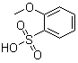 结构式 CAS# 34256-00-3, 2-甲氧基苯磺酸