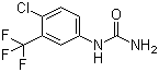 结构式 CAS# 343247-69-8, N-[4-氯-3-(三氟甲基)苯基]脲