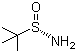 结构式 CAS# 343338-28-3, (S)-叔丁基亚磺酰胺