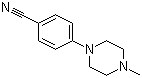 structure of CAS# 34334-28-6, 4-(4-Methylpiperazino)benzonitrile;4-(4-Methyl-1-piperazinyl)benzonitrile