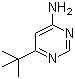 structure of CAS# 3435-27-6, 6-tert-Butylpyrimidin-4-ylamine