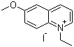 structure of CAS# 34373-76-7, 6-Methoxy-N-ethylquinolinium iodide